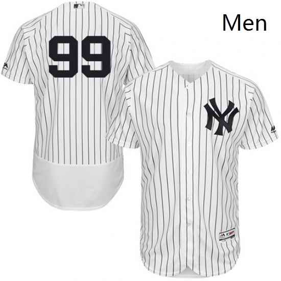 Mens Majestic New York Yankees 99 Aaron Judge WhiteNavy Flexbase Authentic Collection MLB Jersey